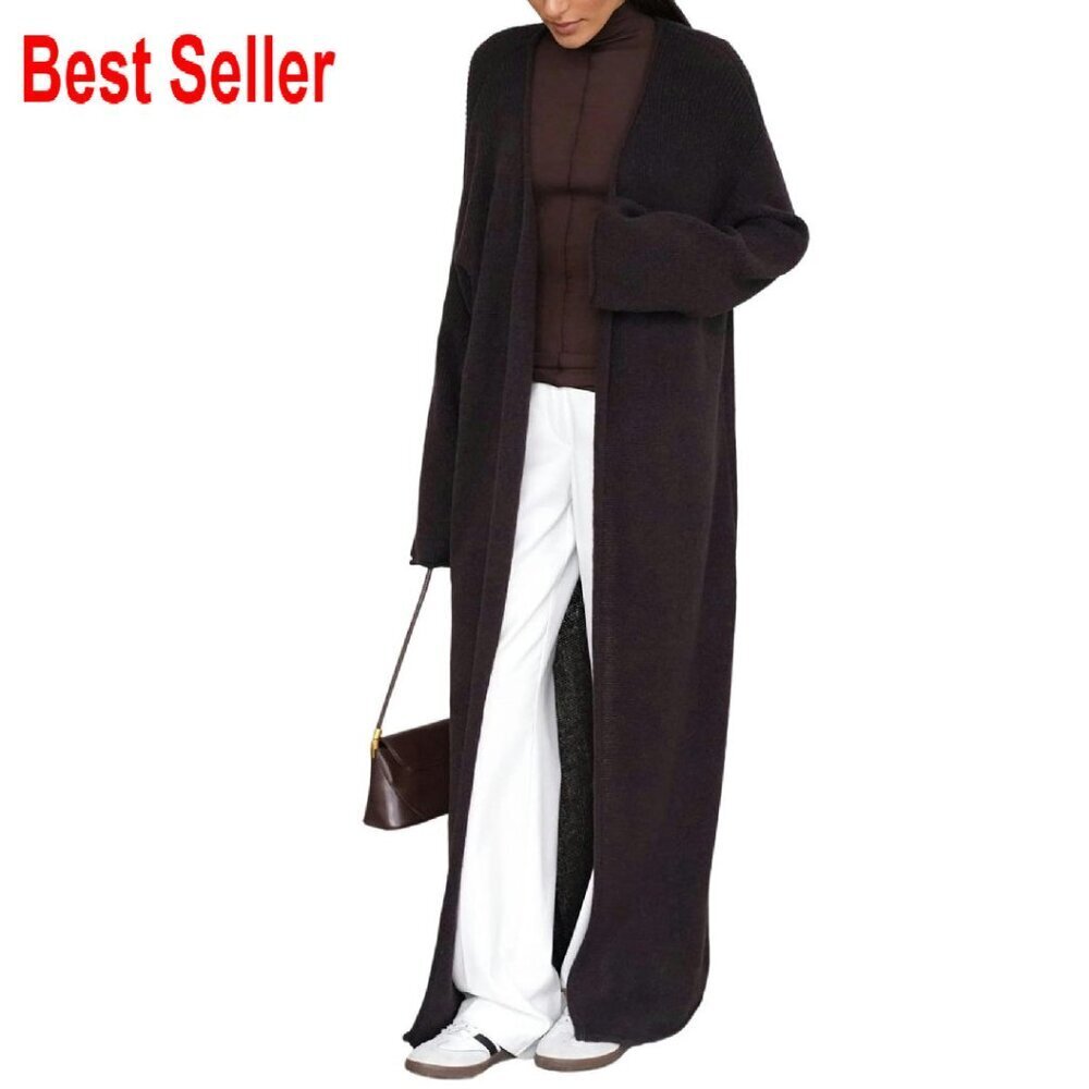 Long Cardigan Lightweight Open Front Duster Sweater Oversized Boho Y2K